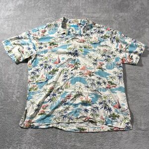 Tommy‎ Bahama Mens IslandZone Scenic Button Up Short Sleeve Shirt